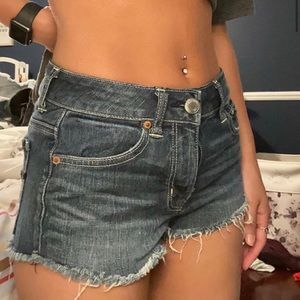 american eagle jean shorts
